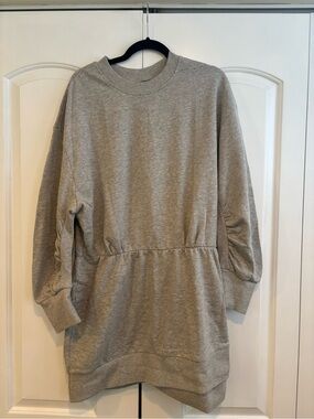 ASOS Gray Crewneck Pullover Dress